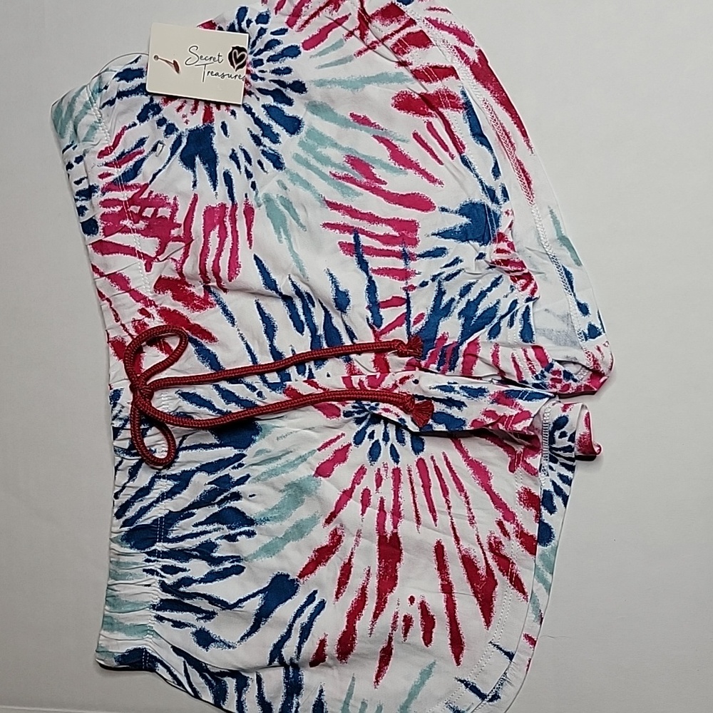 Secret treasures tie dye sleepwear shorts
